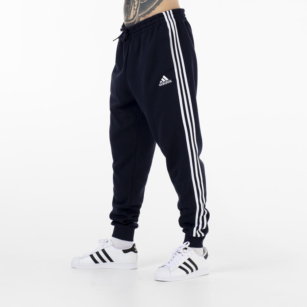 Alsonadrág adidas Essentials Fleece Fitted 3 Stripes GM1090 - sötétkék