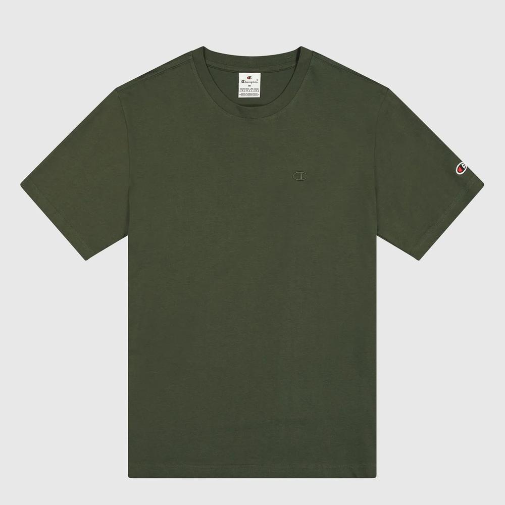Póló Champion Tonal Logo Crewneck 220278-GS508 - zöld