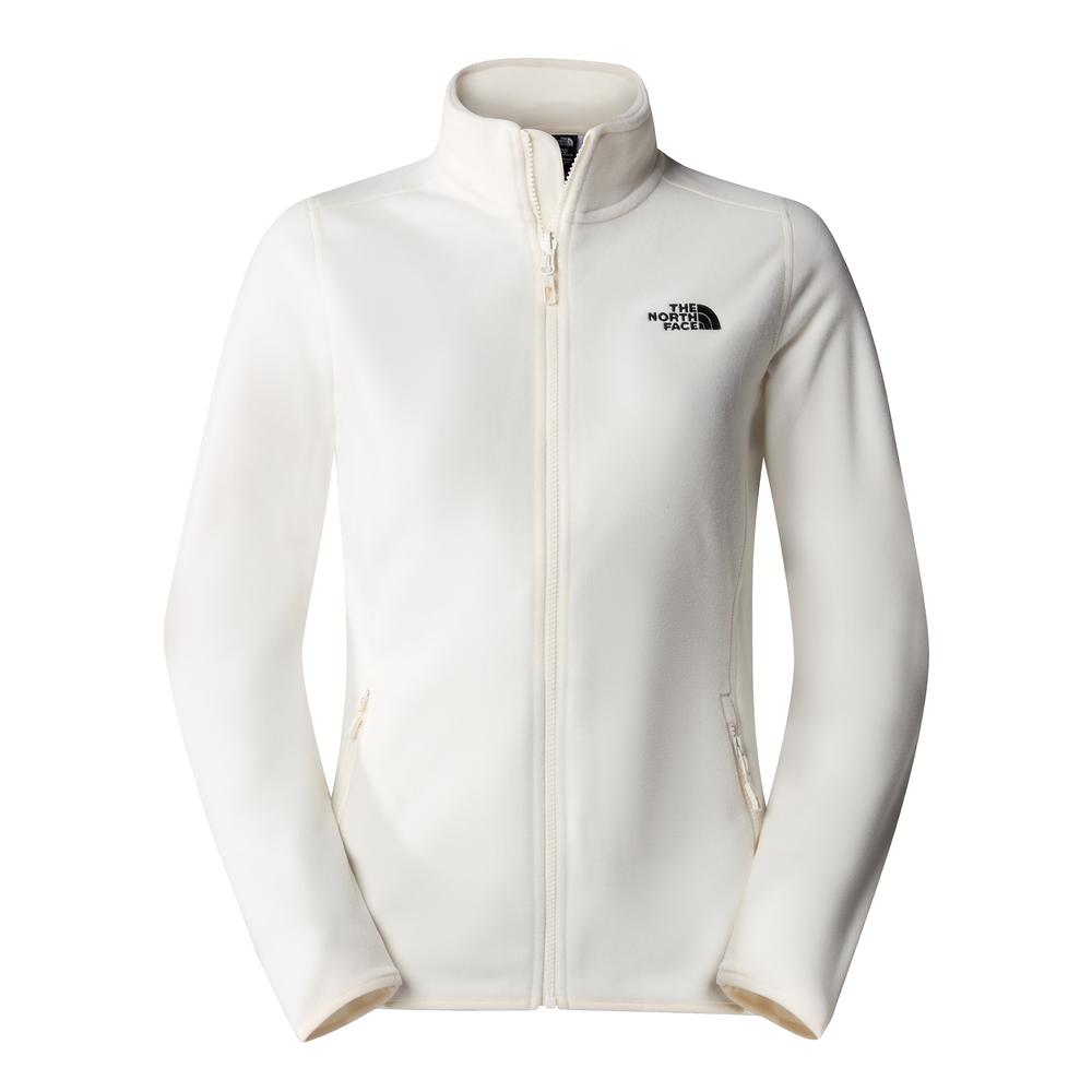 Pulóver The North Face 100 Glacier Full-Zip Fleece 0A855OQLI1 - fehér