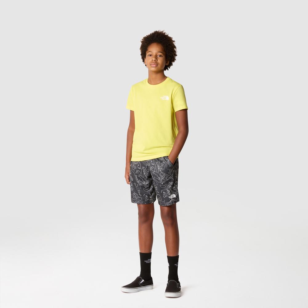 Póló The North Face Simple Dome 0A87T4QIF1 - sárga