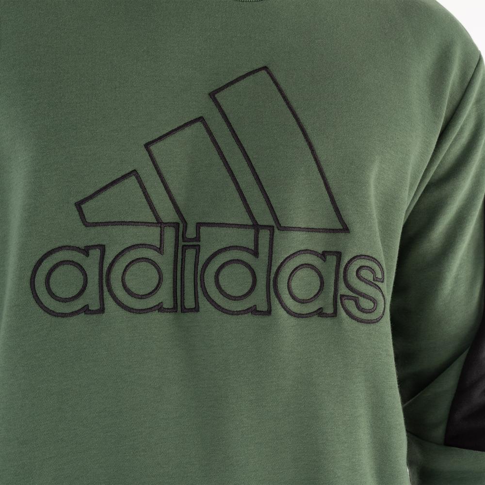 Pulóver adidas M FI BOS Crew HJ9934 - zöld