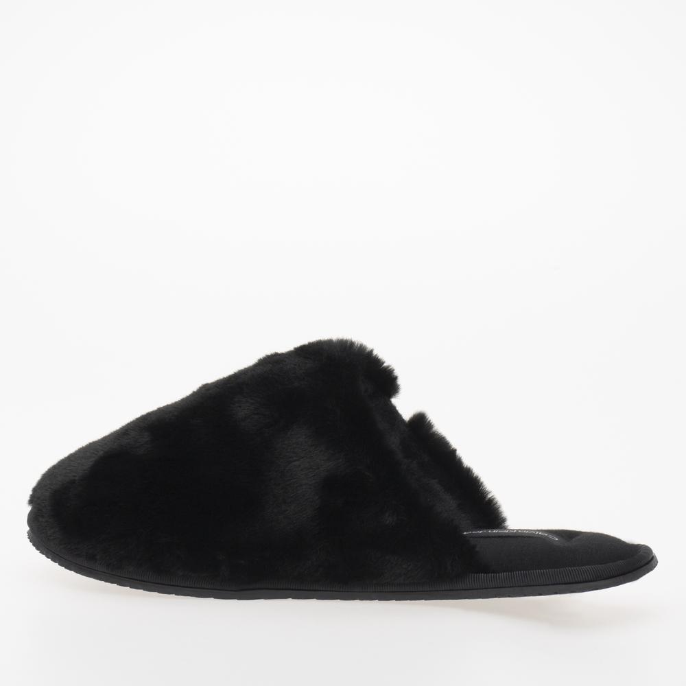 Cipő Calvin Klein Hotel Slipper Fur After Glow YW0YW01593-0GJ - fekete