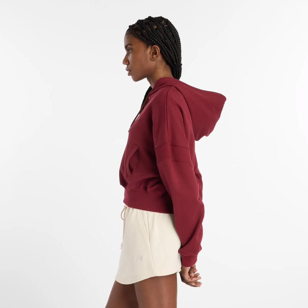 Női felső New Balance WJ51506MHB - gesztenyebarna