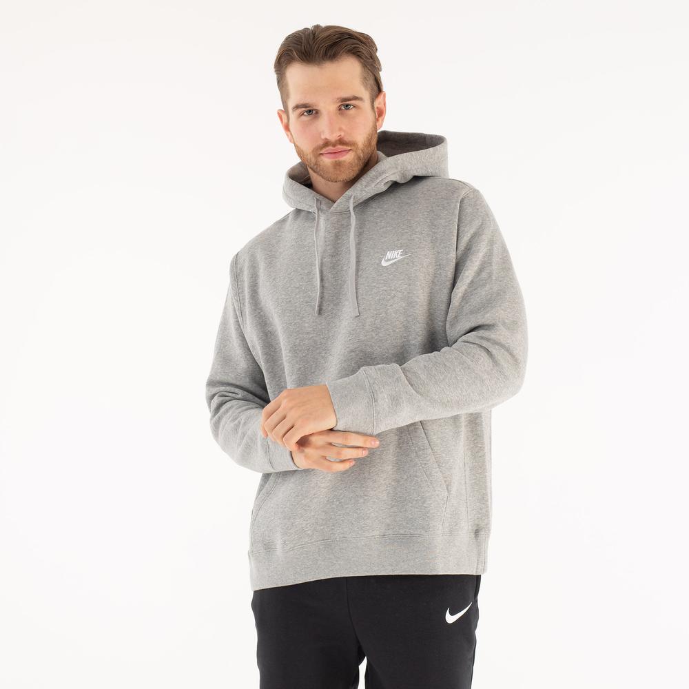 Pulóver férfi Nike NSW Club Fleece BV2654-063 - szürke