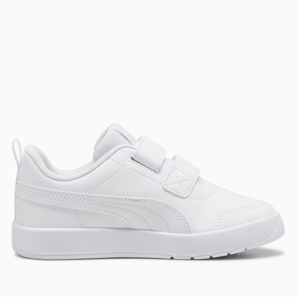 Gyerek cipő Puma Courtflex V3 V PS 39764202 - fehér
