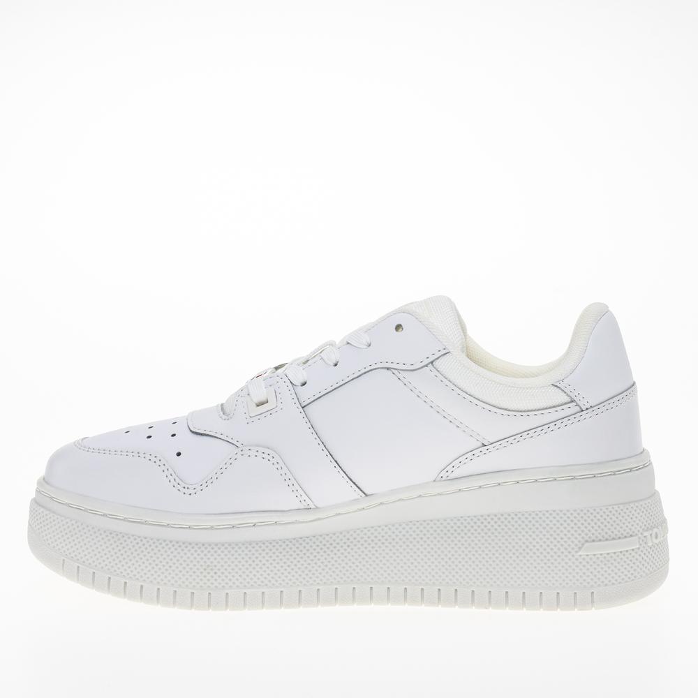 Cipő Tommy Hilfiger TJW Retro Basket Flatform Ess EN0EN02506-YBS - fehér