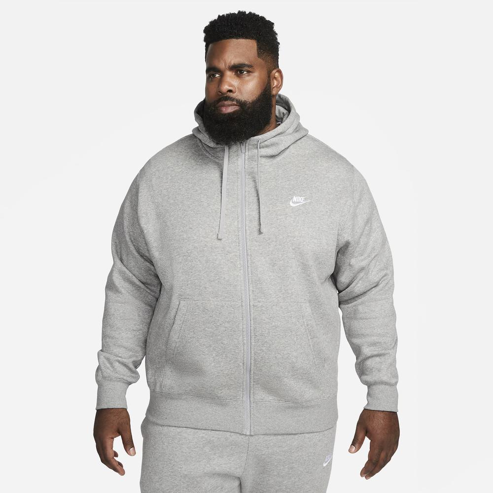 Pulóver Nike Nsw Club Hoodie Fz BV2645-063 - szürke