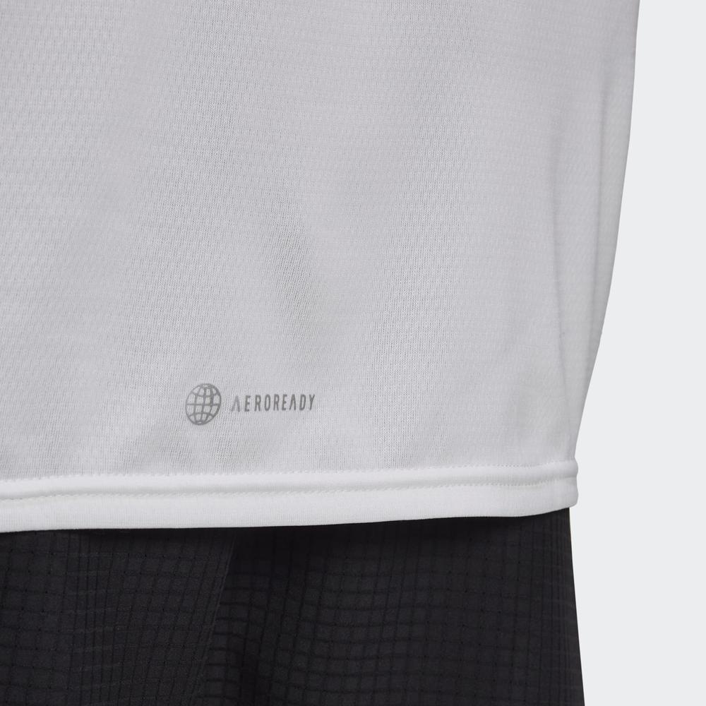 Póló adidas Designed 4 Running Tee HC9826 - fehér