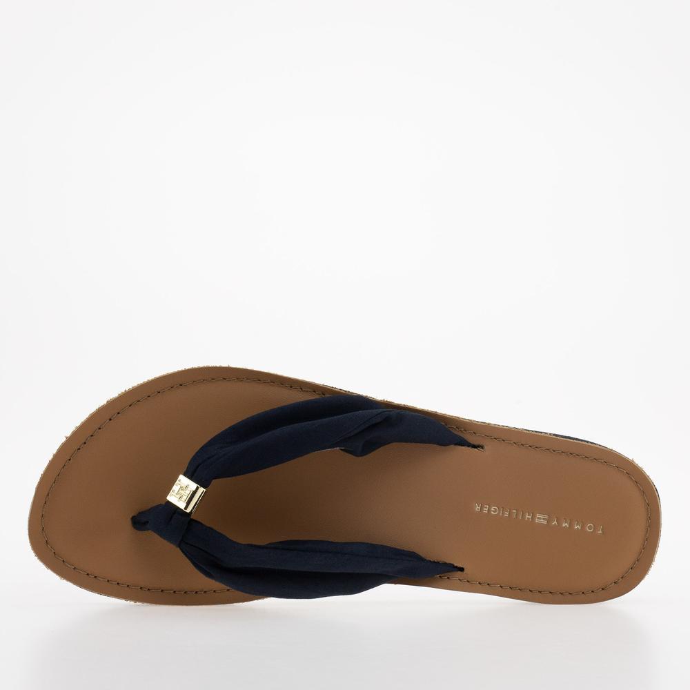 Flip Flop Tommy Hilfiger Elevated Beach FW0FW06985-DW6 - sötétkék