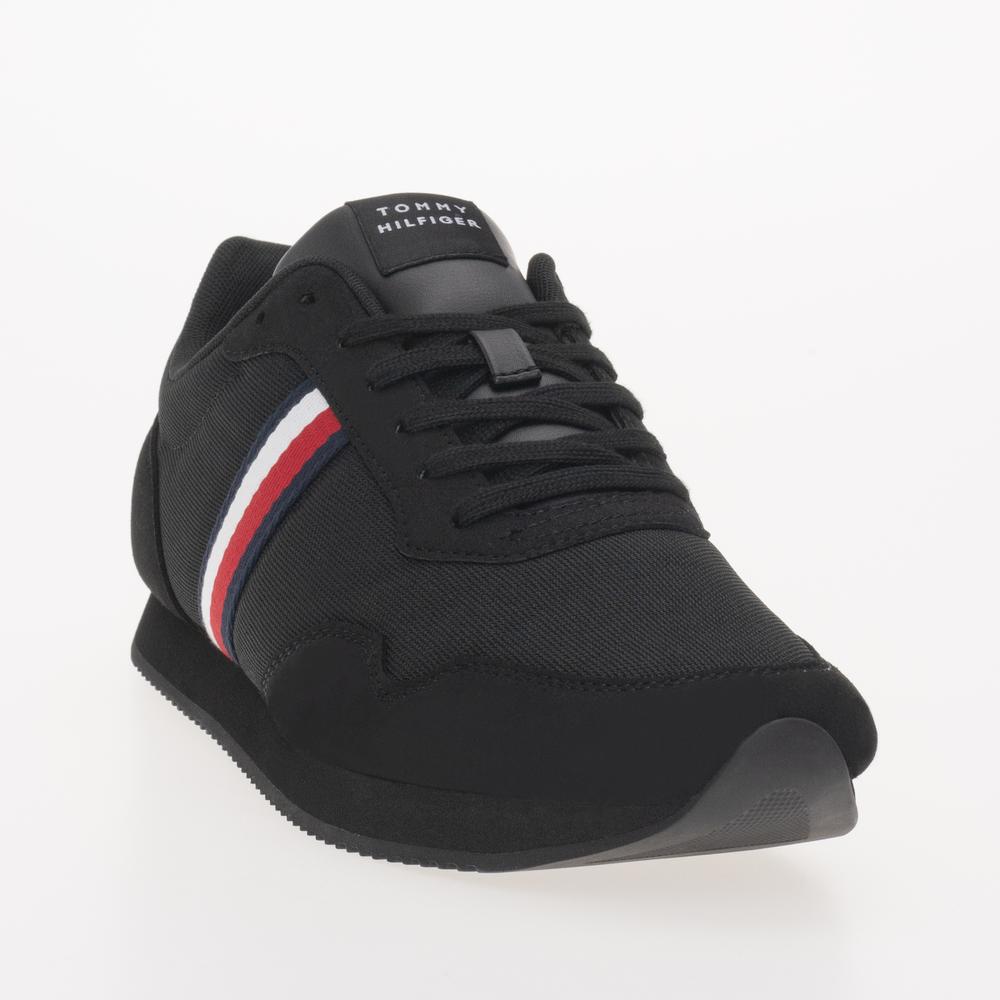 Cipő Tommy Hilfiger LO Runner Mix FM0FM04958-BDS - fekete