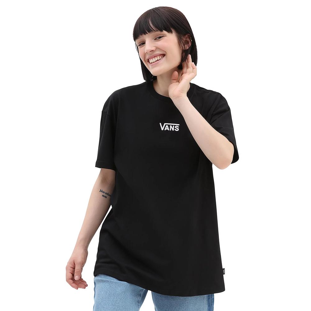 Póló Vans Flying V Oversized VN0A7YUTBLK1 - fekete