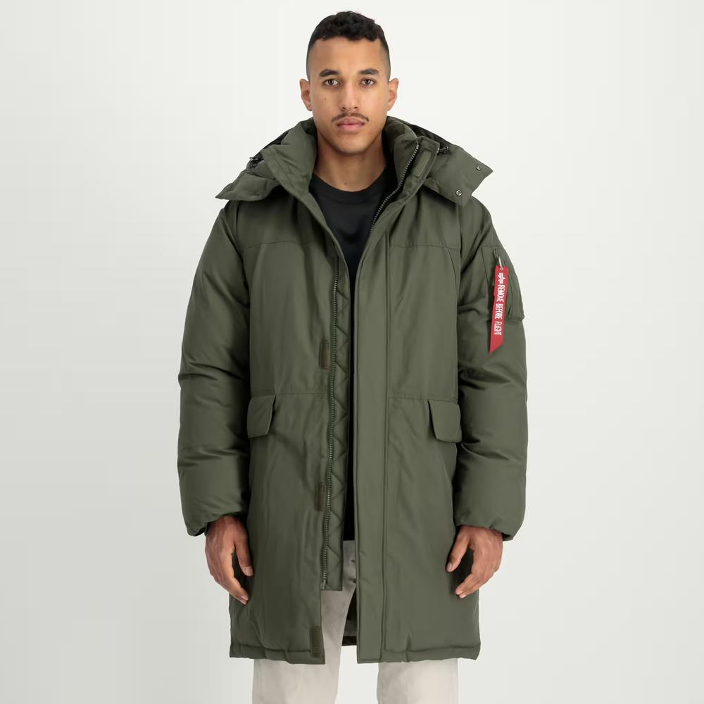 Dzseki Alpha Industries Puffer Parka 148124142 - zöld