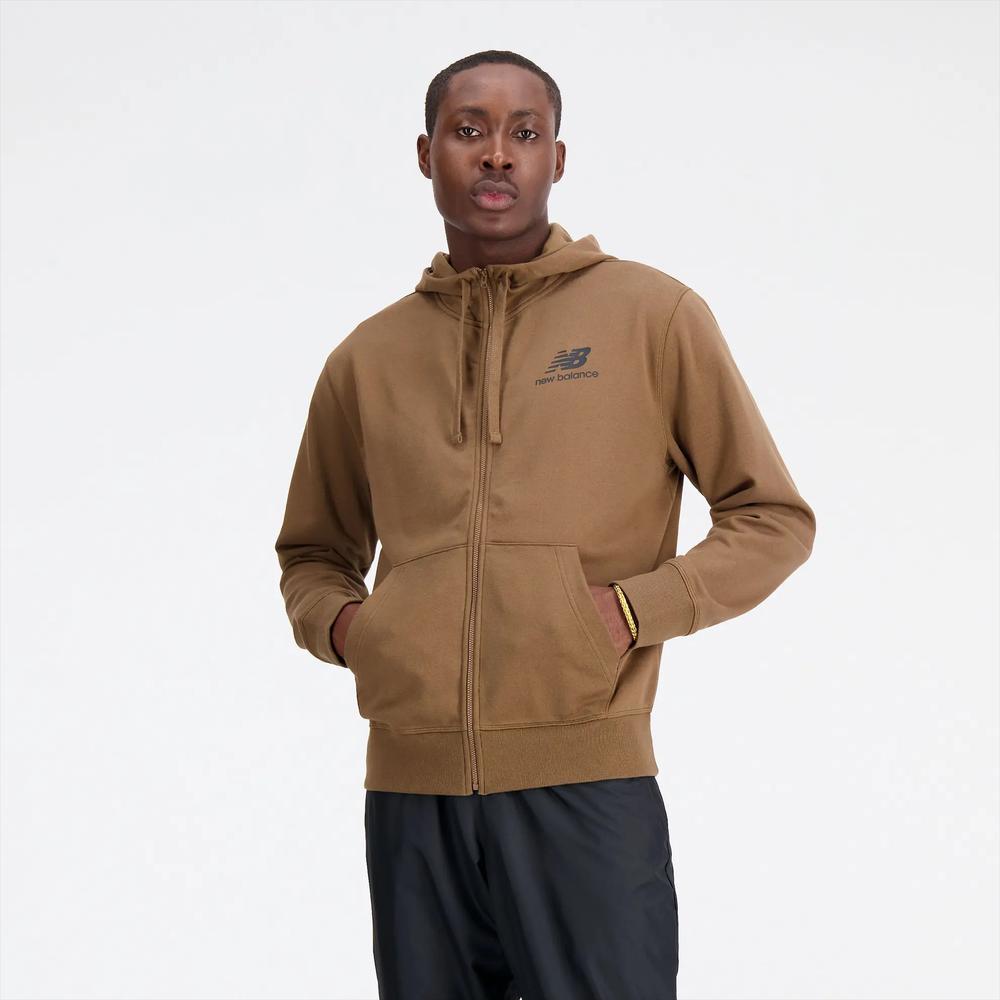 Férfi felső New Balance MJ31536DHE – barna