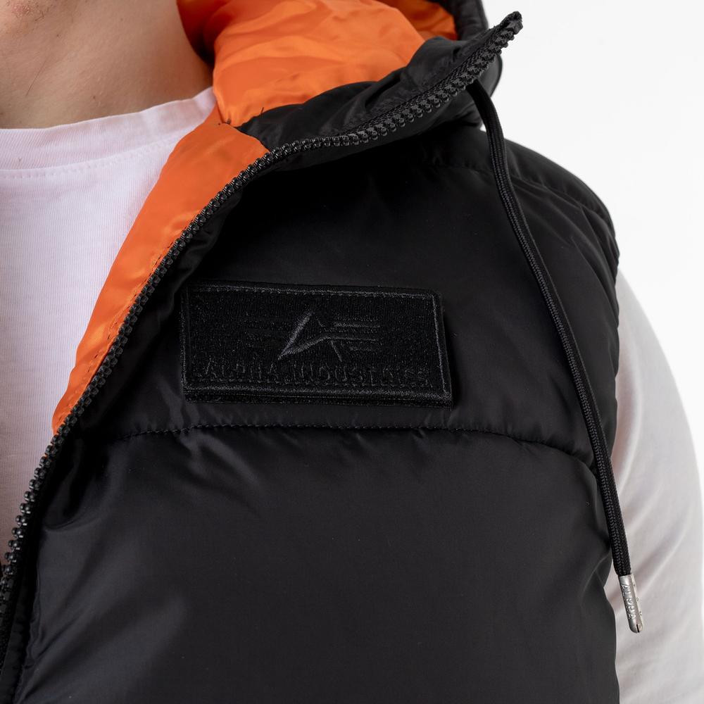 Mellény Alpha Industries Puffer Vest FD 11811003 - fekete