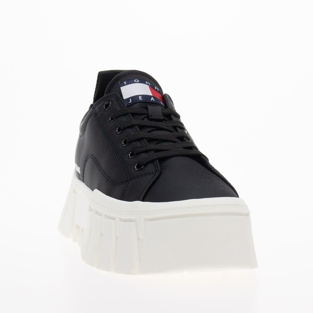 Cipő Tommy Jeans Recycled Cleat Chunky EN0EN02240-BDS - fekete