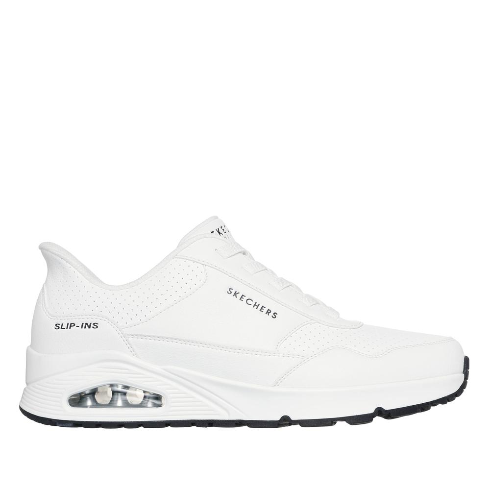 Férfi cipő Skechers Slip-ins: Uno Banksia Luxe 183023WHT - fehér