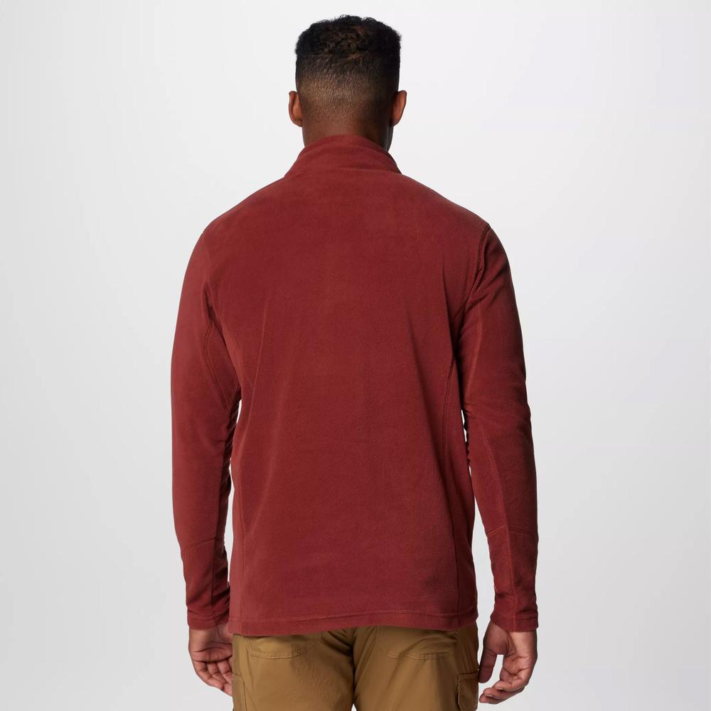 Felső Columbia Klamath Range II Half Zip 1352472682 - piros
