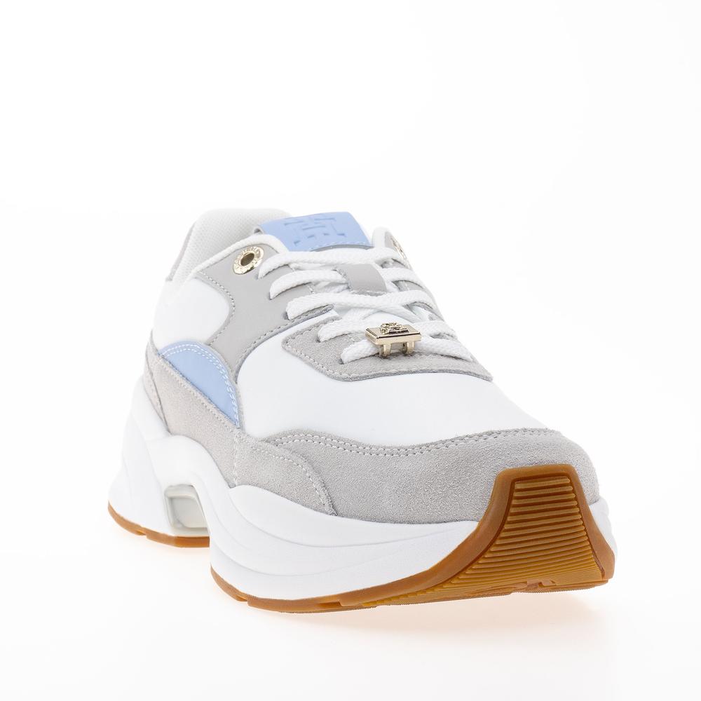 Cipő Tommy Hilfiger Chunky Feminine Runner Hardware FW0FW07703-PQT - fehér