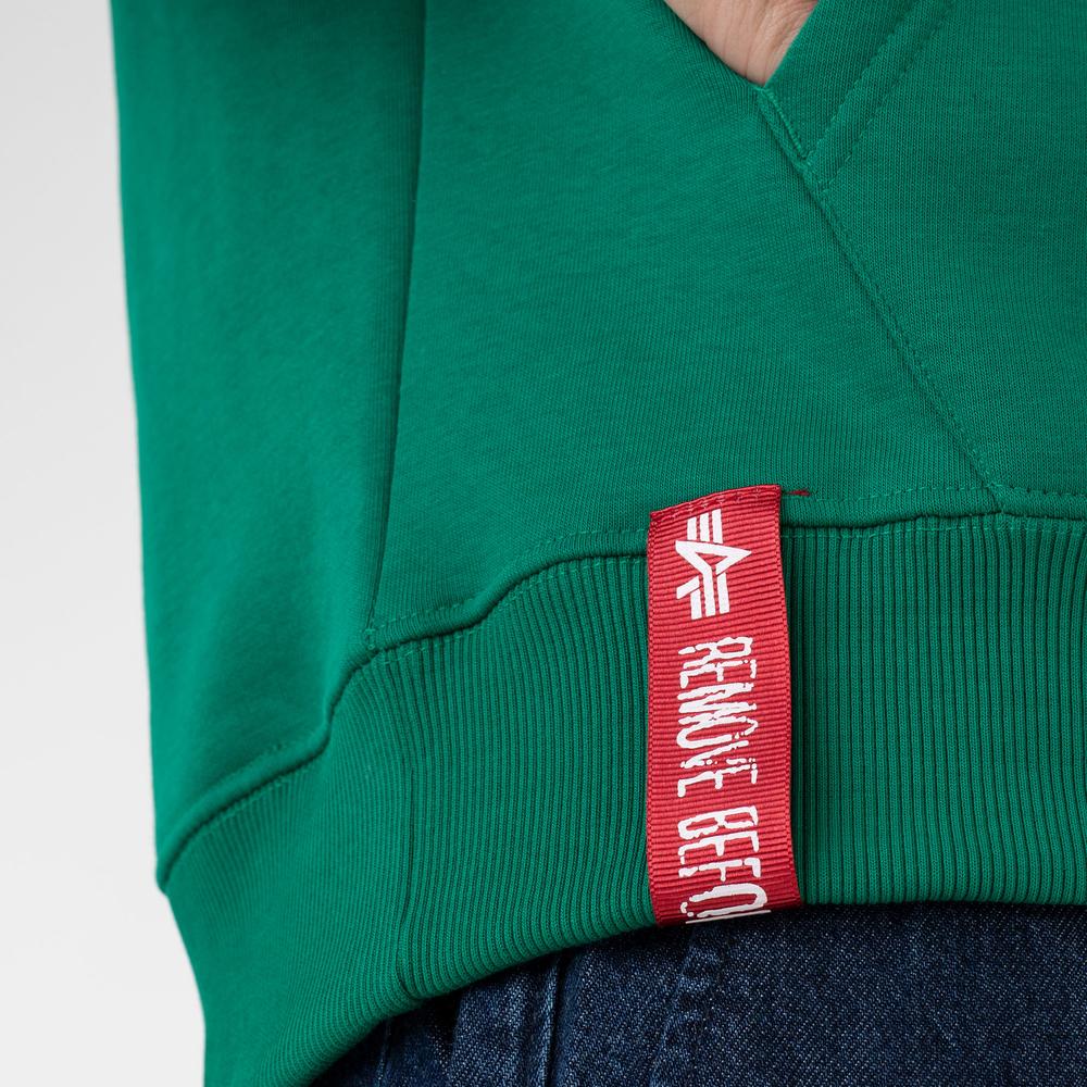 Pulóver Alpha Industries Basic Hoody 178312668 - zöld