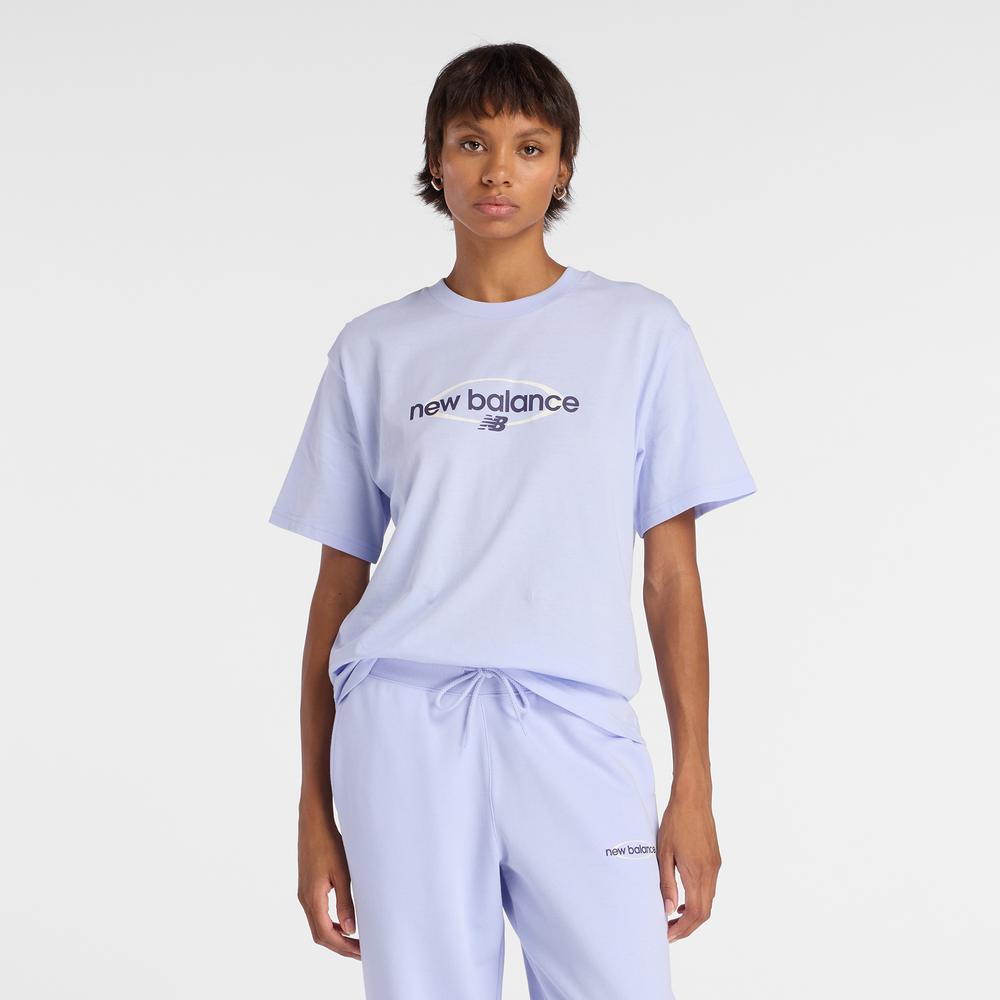 Női póló New Balance WT61Z7OQDYK - lila