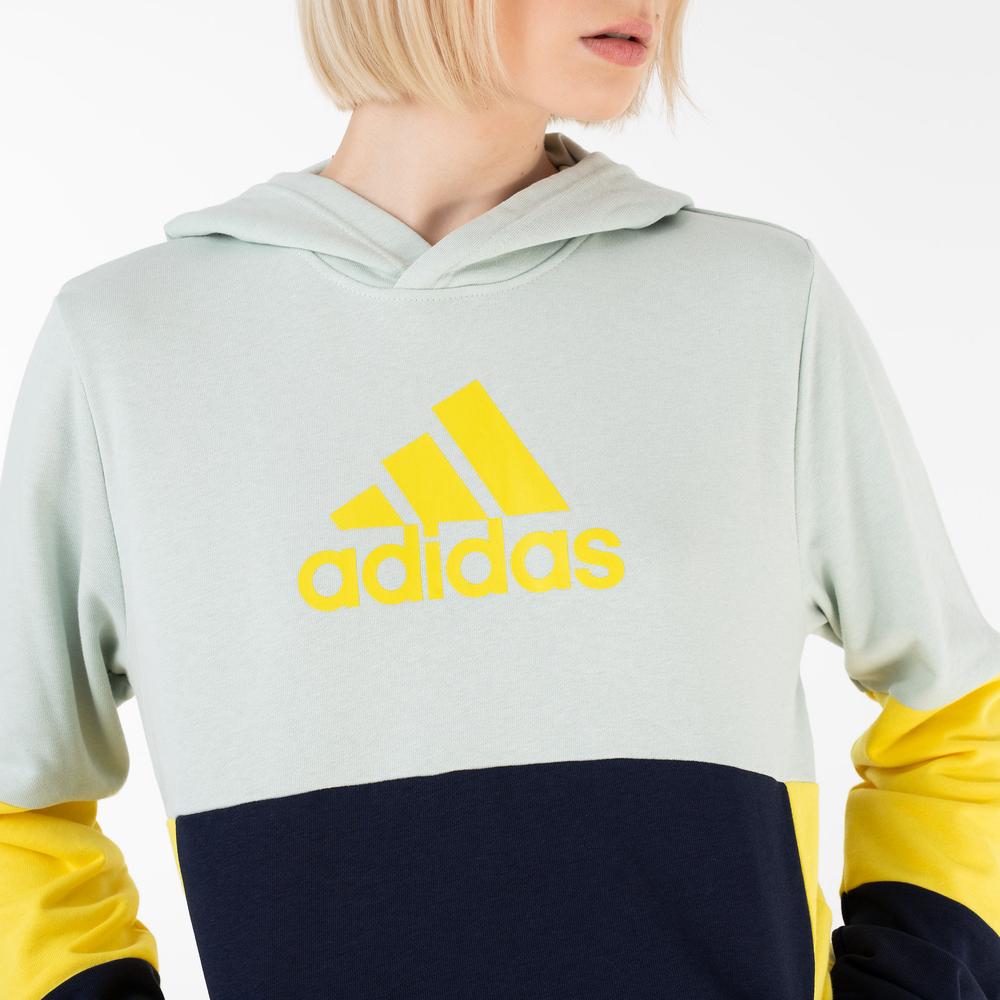 Pulóver adidas Colorblock Fleece HN8567 - többszínű