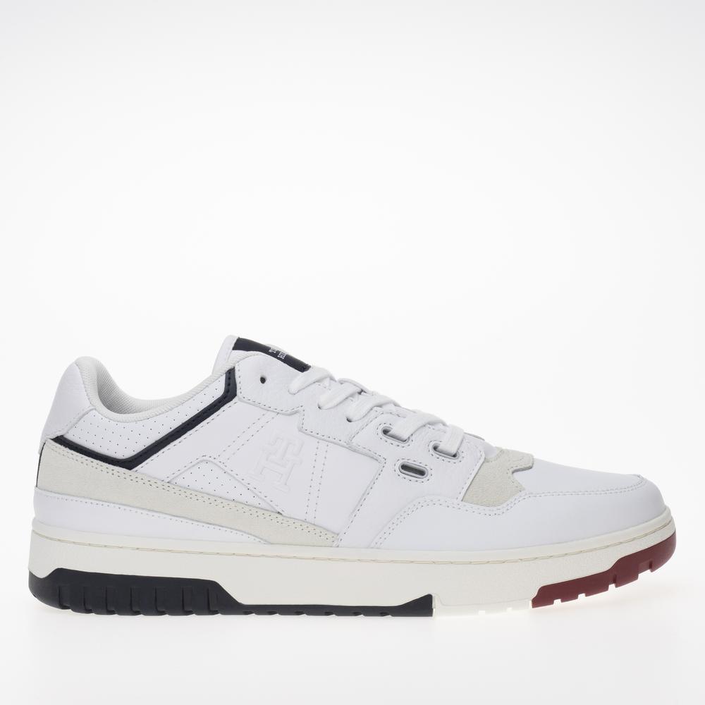 Cipő Tommy Hilfiger Basket Street Mix FM0FM04970-YBS - fehér