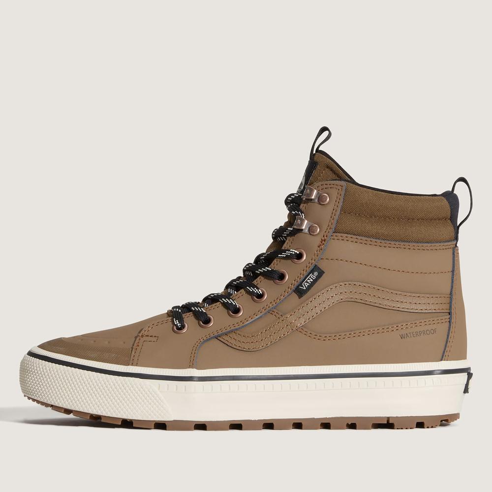 Női cipő Vans SK8-Hi Waterproof VN000DAQ91K1 - barna