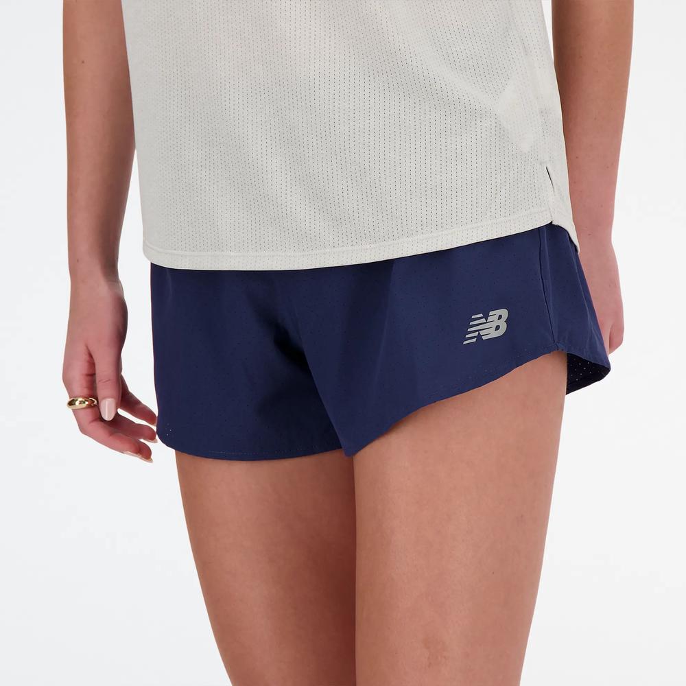 Női futónadrág New Balance WS41286NNY - sötétkék