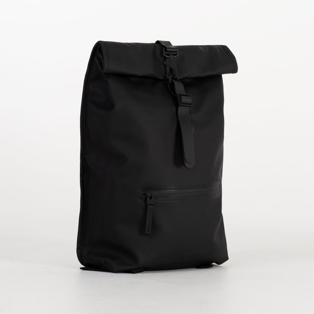Hátitáska Rains Rolltop Rucksack 13320-01 - fekete