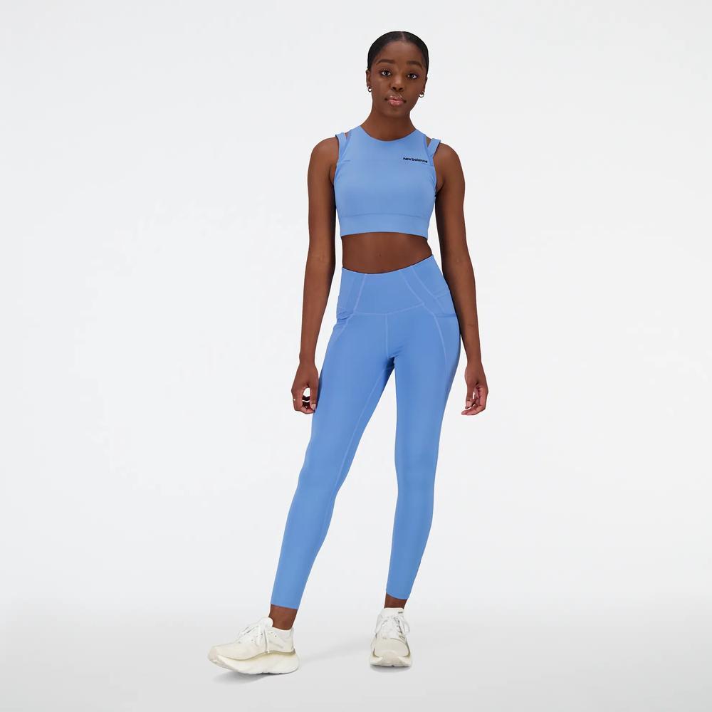 Női top New Balance WB21110HER - kék