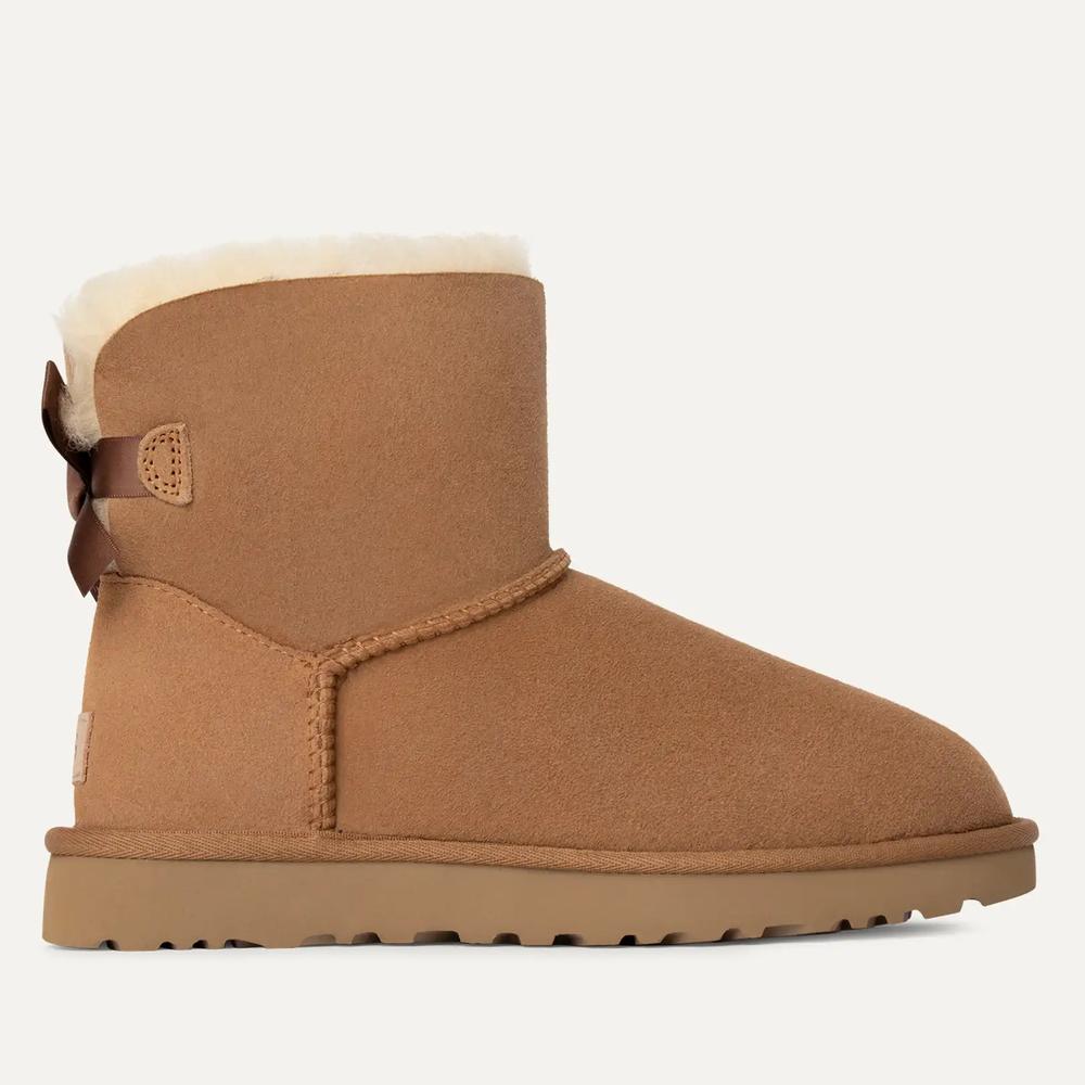 Cipő női UGG W Mini Bailey Bow II 1016501-CHE - barna