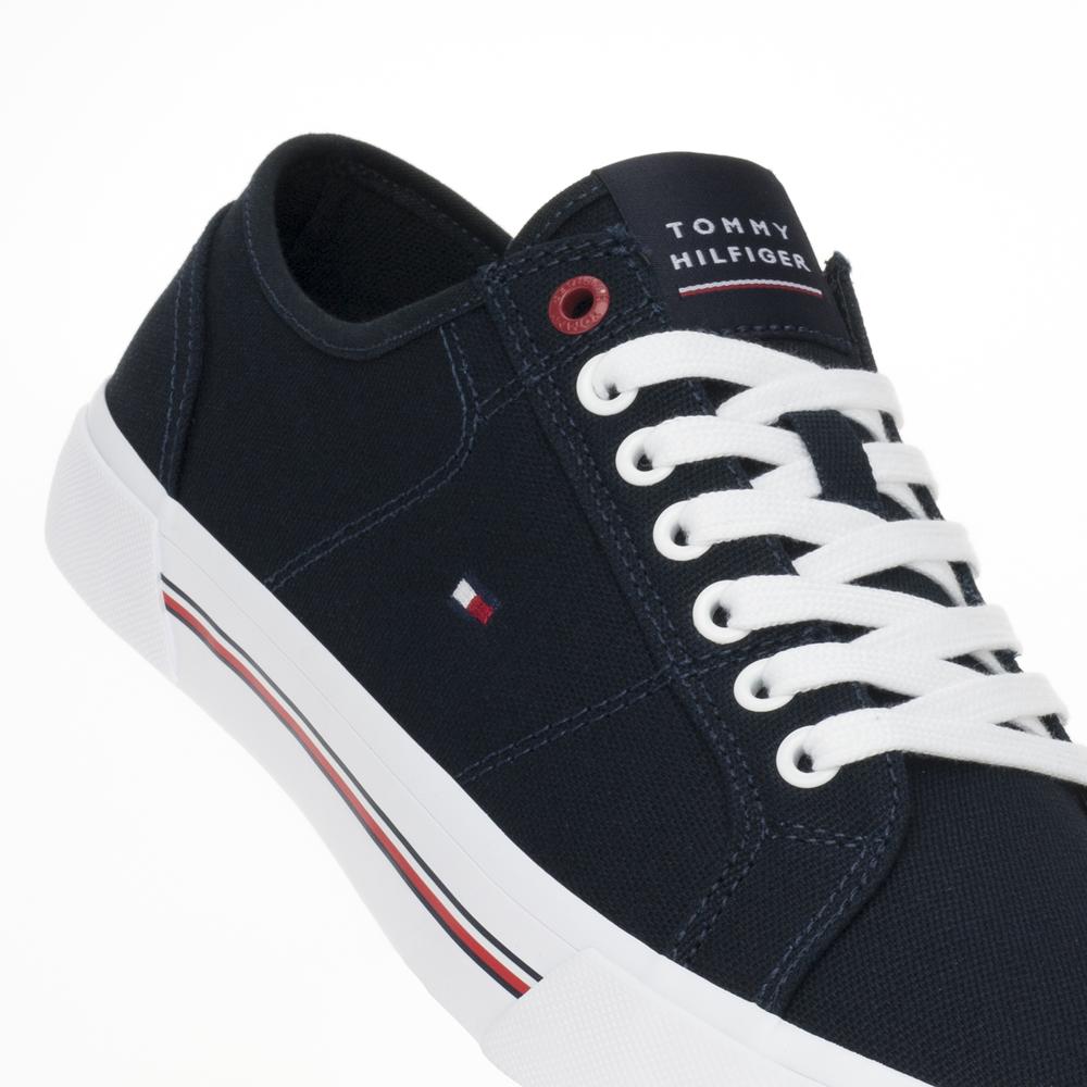 Cipő Tommy Hilfiger Core Corporate Vulc Canvas FM0FM04560-DW5 - sötétkék