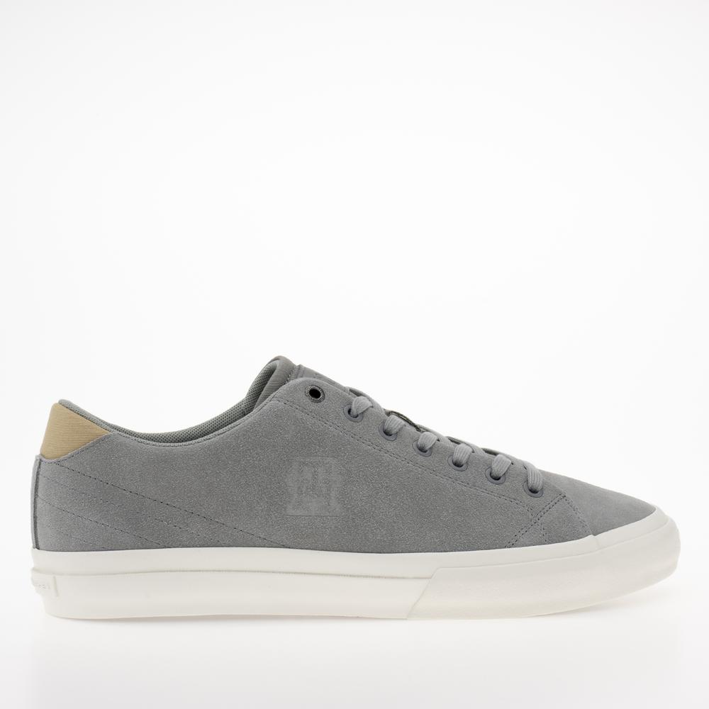 Cipő Tommy Hilfiger Hi Vulc Street Low Suede FM0FM04590-PRT - szürke