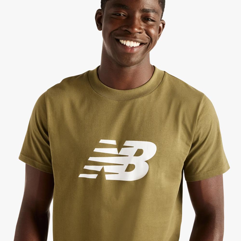 Férfi póló New Balance MT43906AAO - bézs