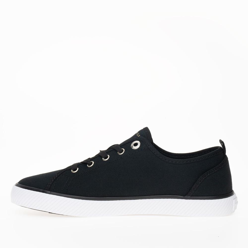 Cipő Tommy Hilfiger Vulc Canvas FW0FW08063-BDS - fekete