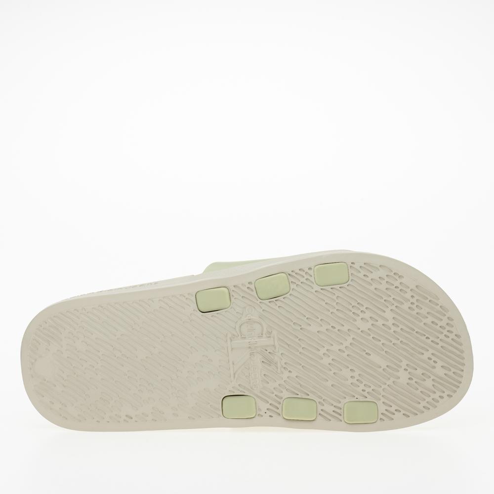 Flip Flop Calvin Klein Slide Monogram TPU YW0YW00585-0F4 - zöld