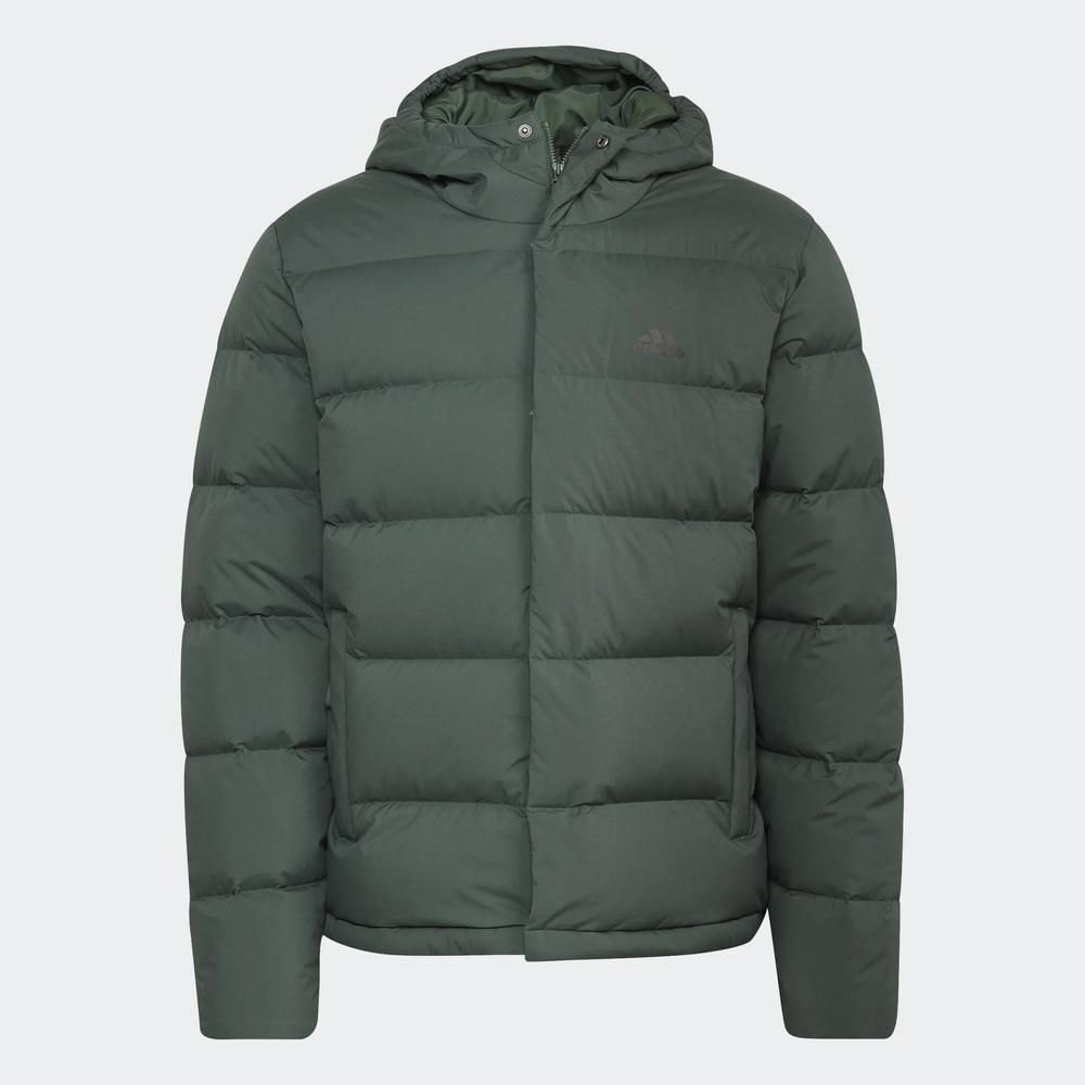 Dzseki adidas Helionic Hooded Down HG8749 - zöld