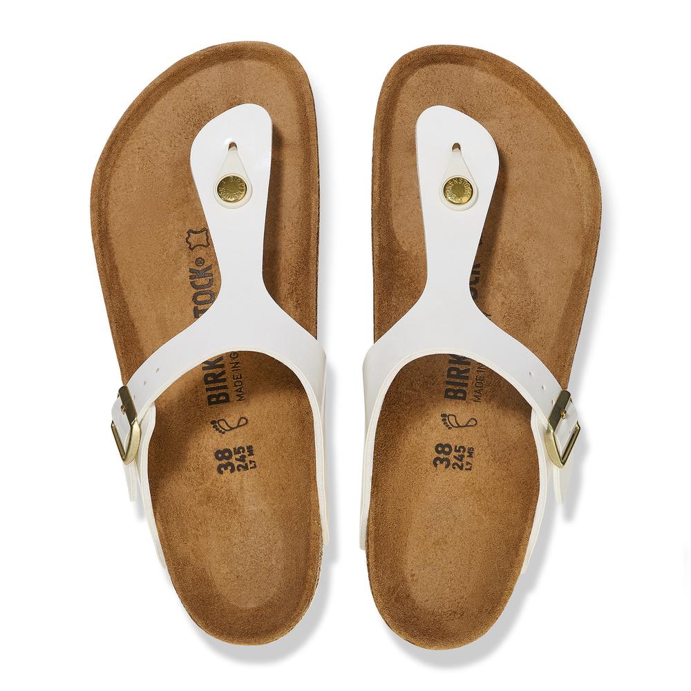 Női flip flop Birkenstock Gizeh BF 1005300 - fehér