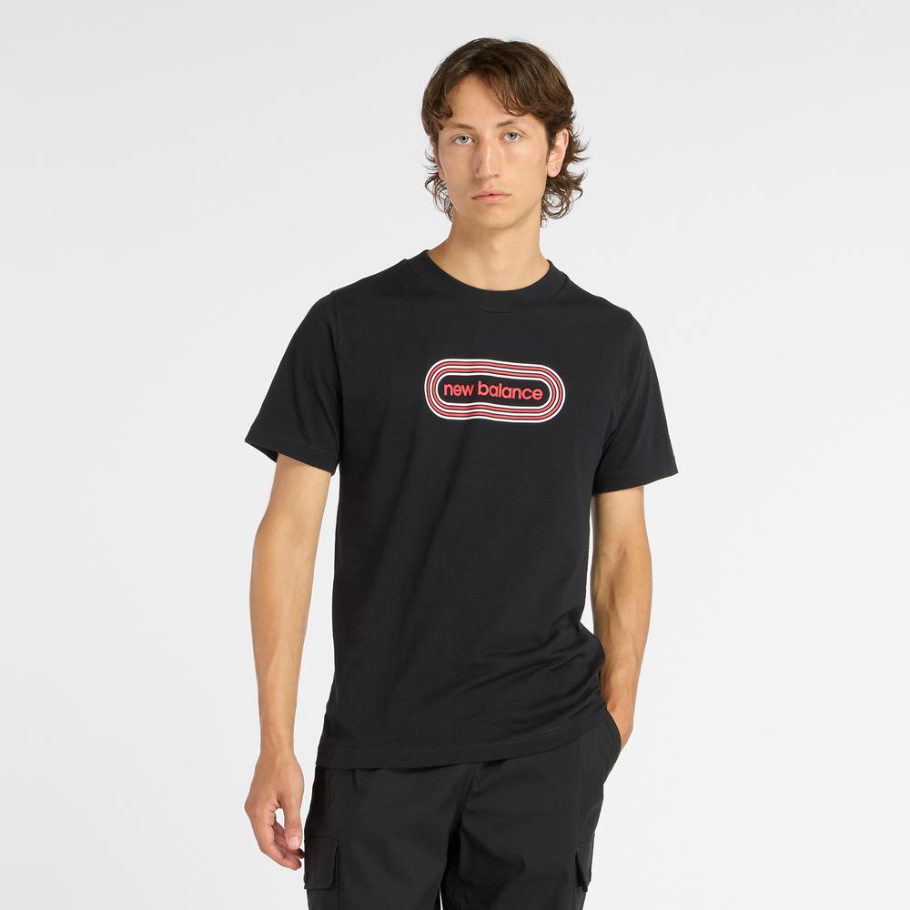 Férfi futópóló New Balance MT61C48BBK - fekete