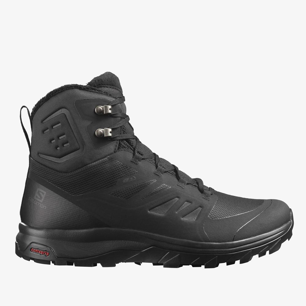 Cipő Salomon Outblast Thinsulate Climasalomon Waterproof L40922300 - fekete