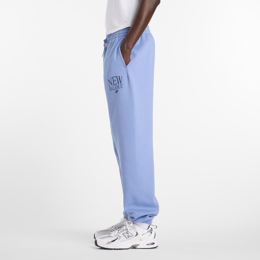 Férfi nadrág New Balance Reimagined Fleece Jogger MB61E74AAA3 - kék