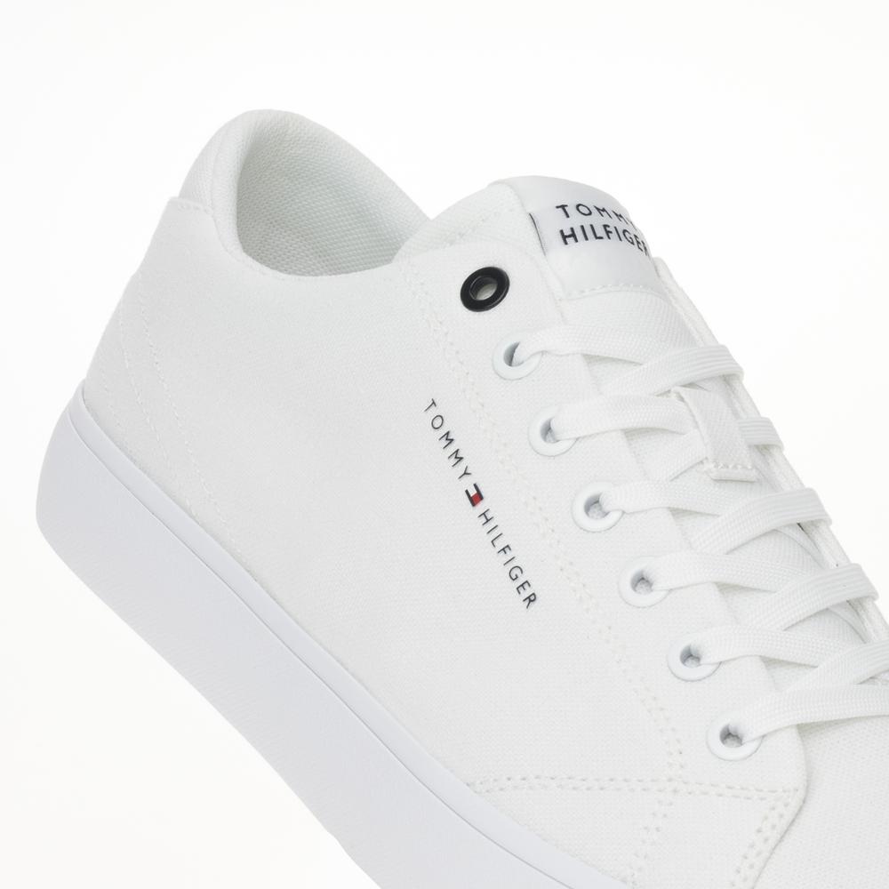 Cipő Tommy Hilfiger Hi Vulc Low Canvas FM0FM04882-YBS - fehér