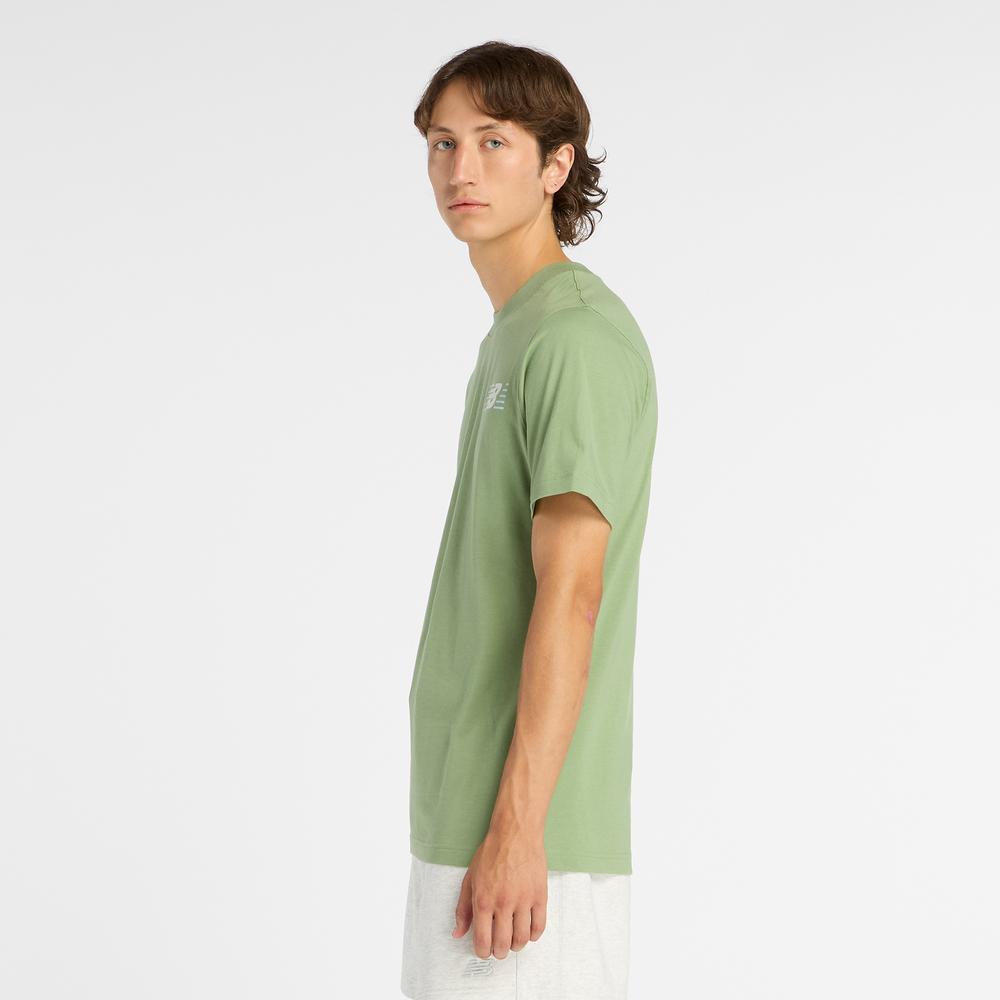 Férfi futópóló New Balance MT6179UMAAR - zöld