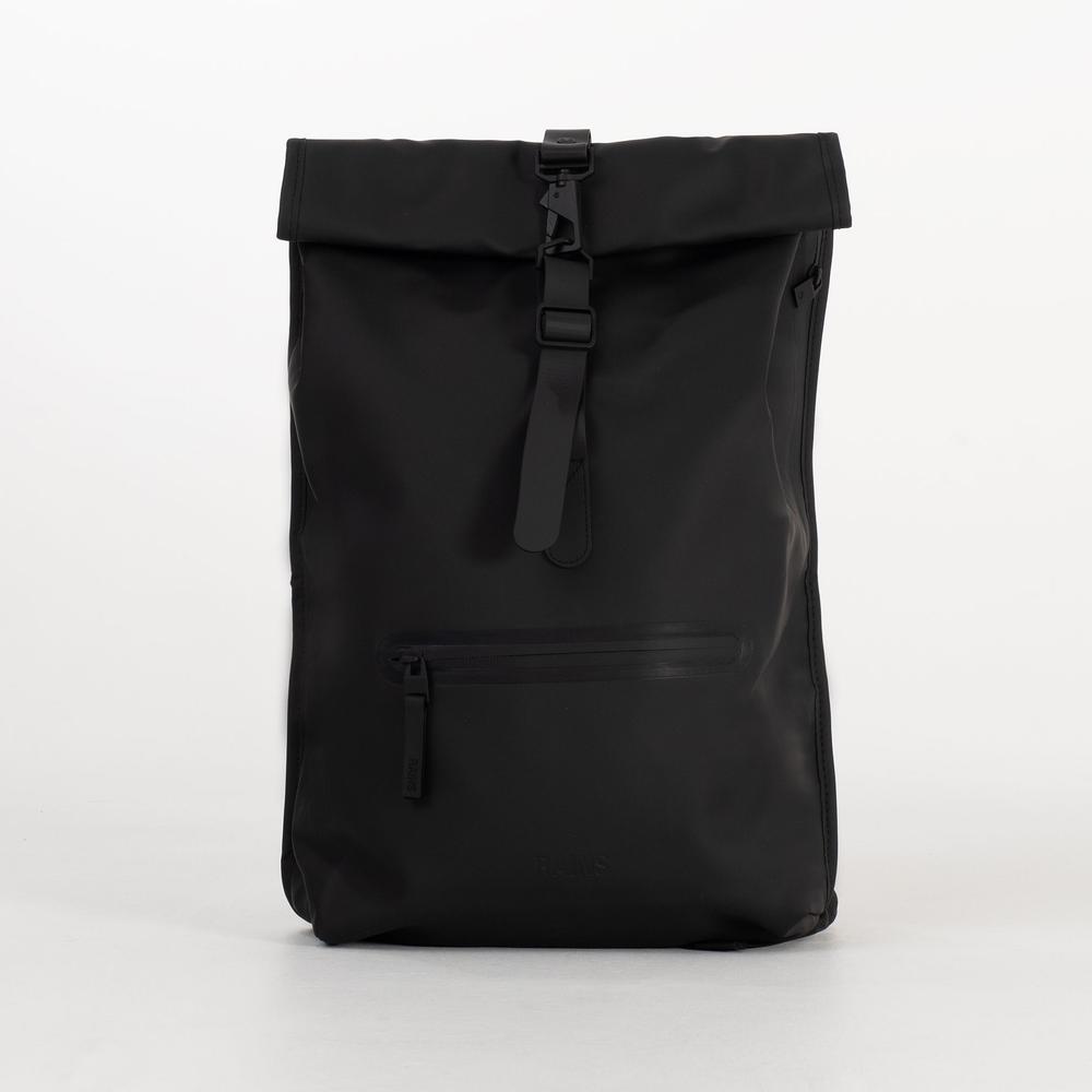 Hátitáska Rains Rolltop Rucksack 13320-01 - fekete