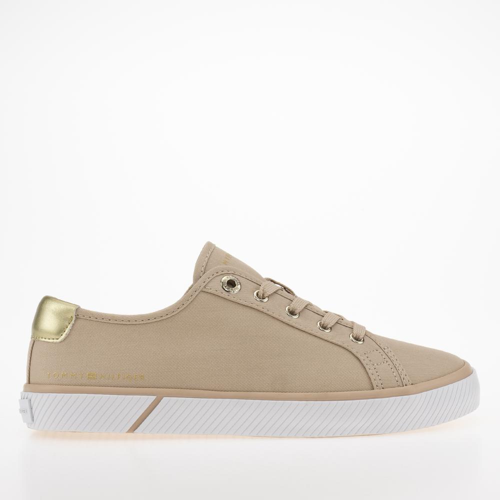 Cipő Tommy Hilfiger Metallic Lace-Up FW0FW06957-TRY - narancs