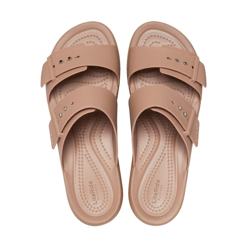 Flip Flop Crocs Brooklyn Buckle 207431-2Q9 - bézs