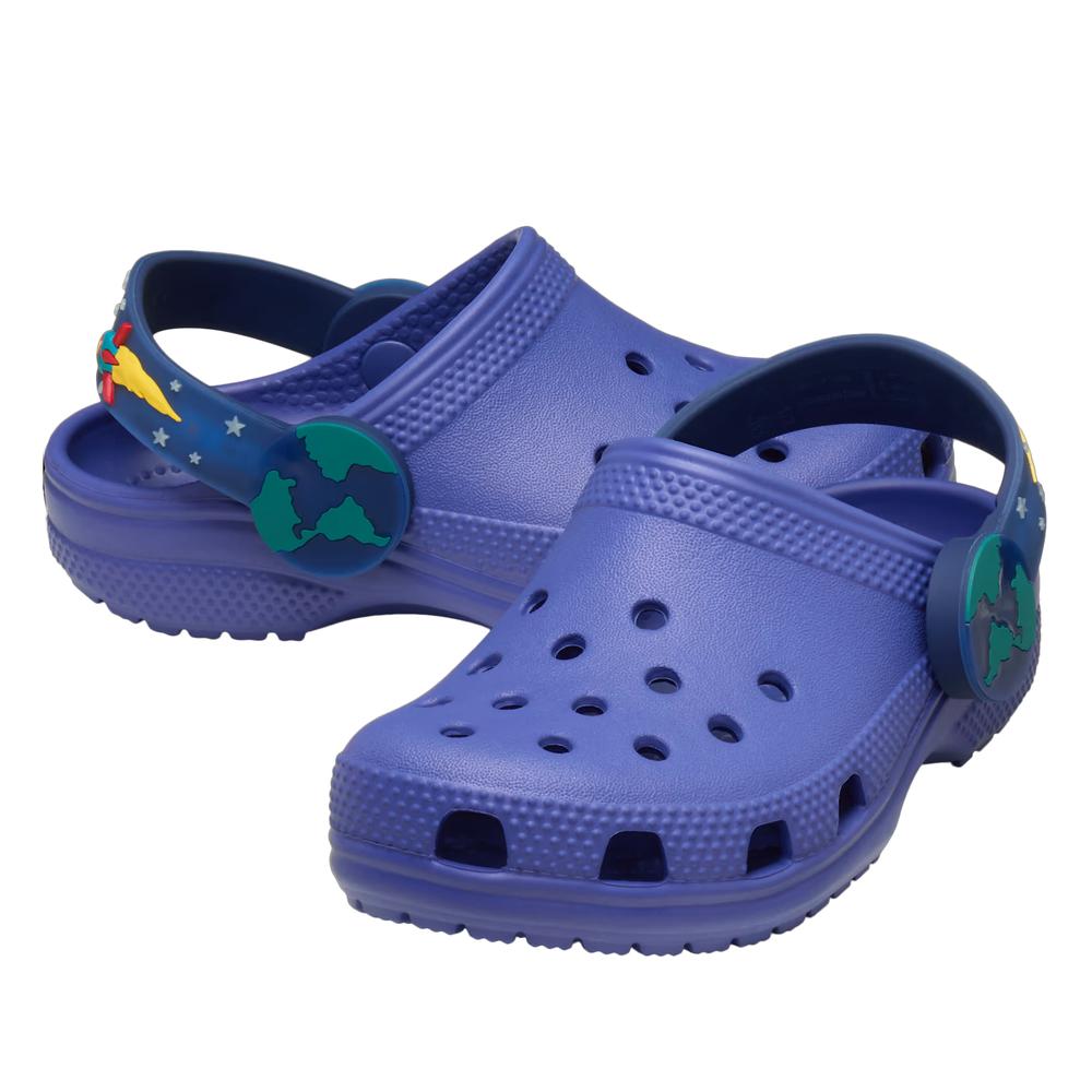 Gyerek flip flop Crocs Imagination Lights Backstrap Clog 211892-4WH - kék