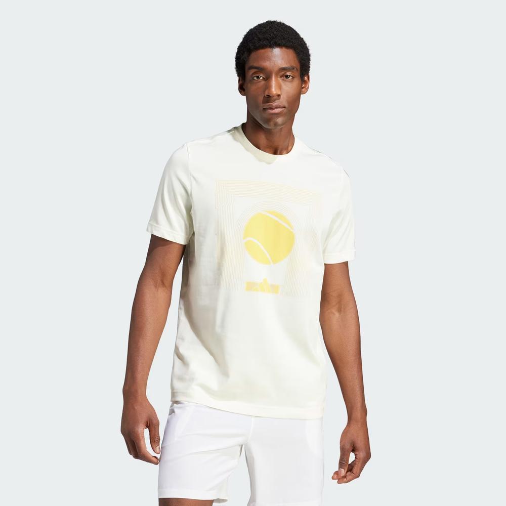 Póló adidas Aeroready Tennis ARC De Ball IS2414 - fehér
