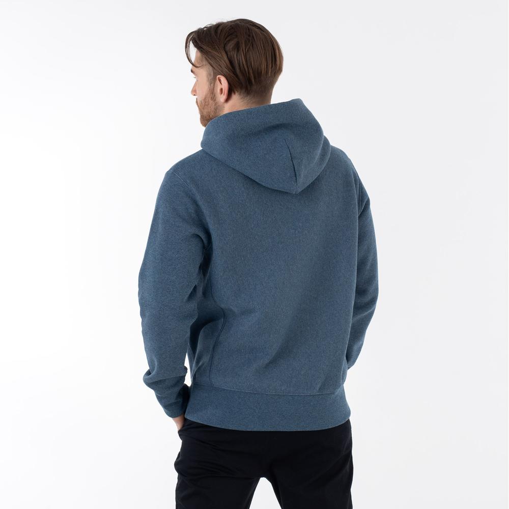 Pulóver Champion Hooded Sweatshirt 218800-BM513 - sötétkék
