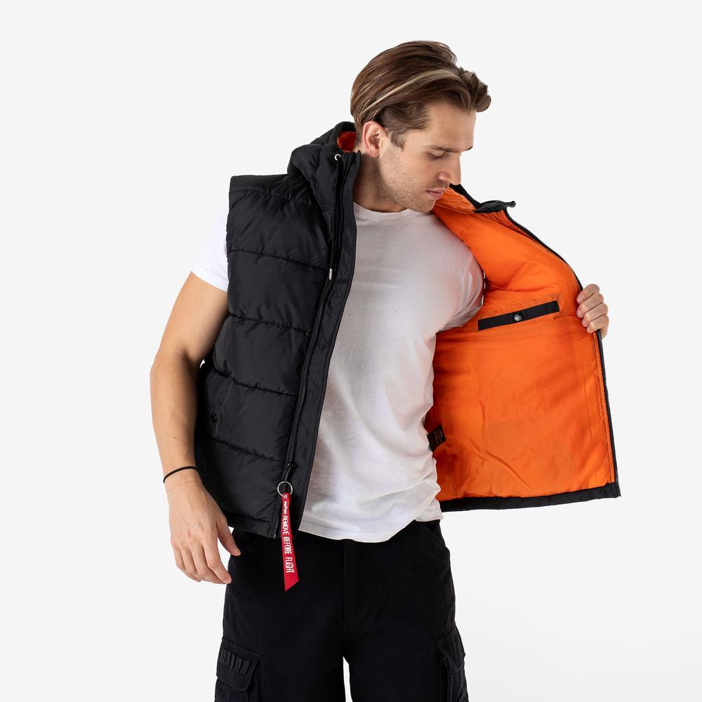 Mellény Alpha Industries Puffer Vest FD 11811003 - fekete